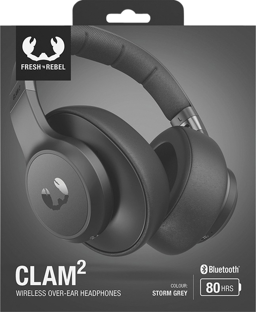 Casque Clam 2 Wireless over-ear FnR-Storm Gris