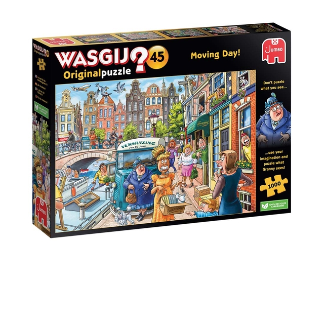 Puzzel Wasgij Original 45 Verhuisdag! 1000st