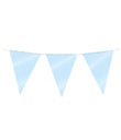 Party Flag Foil Baby Blue