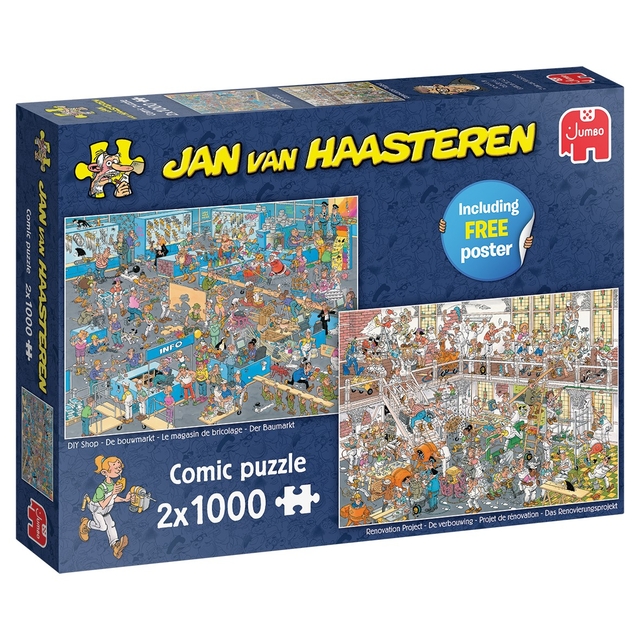 Puzzel JvH De Bouwmarkt en De Verbouwing  2x1000st