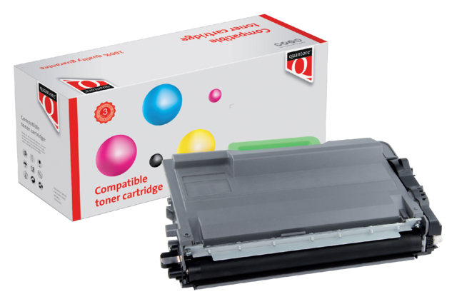 Toner Quantore alternatief tbv Brother TN-3430BK zwart