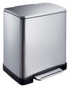 Pedaalemmer EKO E-Cube 20 liter rvs