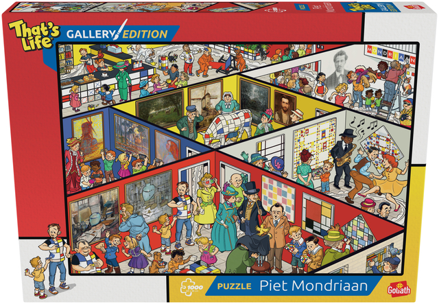 Puzzle That's Life Gallery edition: Piet Mondriaan 1000 pièces