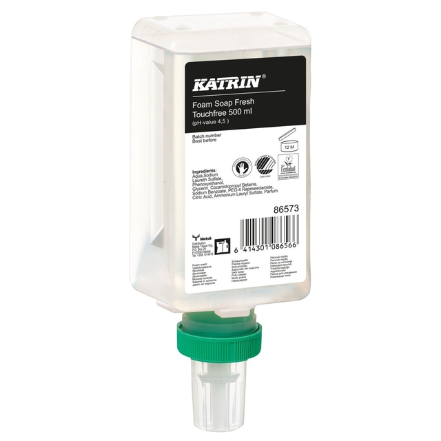 Handzeep Katrin Fresh schuim touchfree 500ml 86573