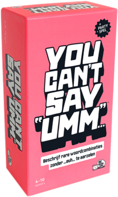 Jeu You Can't Say Umm