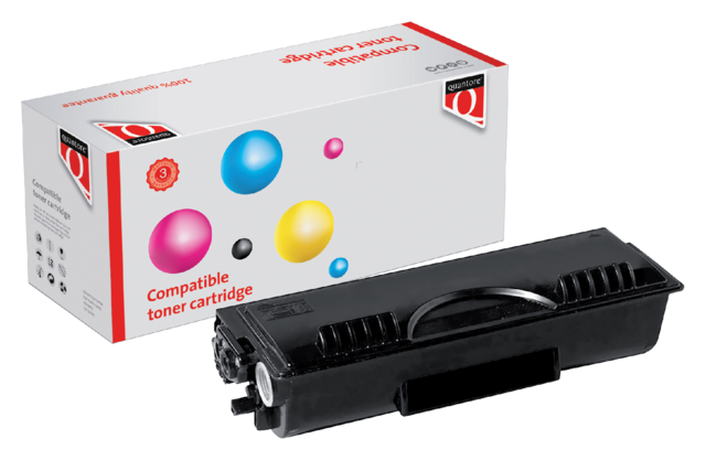 Toner Quantore alternatief tbv Brother TN-6600BK zwart