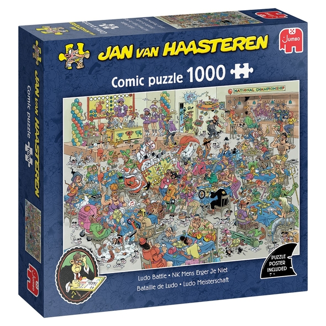 Puzzel Jan van Haasteren NK Mens Erger Je Niet 1000 stukjes