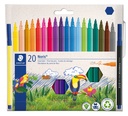 Feutre de coloriage Staedtler Norris 326 étui carton 20 couleurs