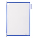 Zichtpaneel Tarifold A4 verticaal blauw 10 stuks