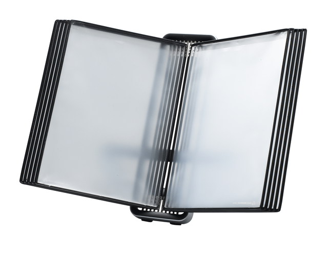 Zichtpanelensysteem bureau Tarifold VEO PP A4 met 10-tassen zwart