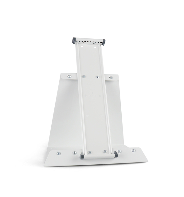 Bureaustandaard leeg Tarifold metaal voor 10 A4 tassen met sidestops