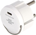 Adaptateur de prise Brennenstuhl USB C 2.4A blanc