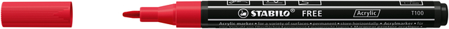 Marqueur peinture STABILO Free Acrylic T100 rouge foncé
