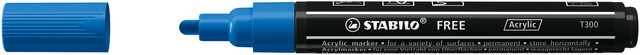 Marqueur peinture STABILO Free Acrylic T300 bleu foncé