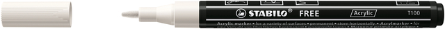 Marqueur peinture STABILO Free Acrylic T100 blanc