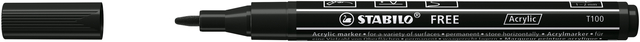 Marqueur peinture STABILO Free Acrylic T100 noir