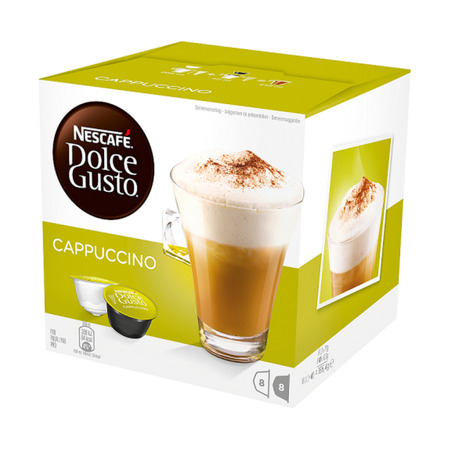 Capsule café Dolce Gusto cappuccino 16 pièces