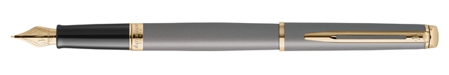 Stylo plume Waterman Hémisphère Fashion Colors Metallic Grey GT Fin