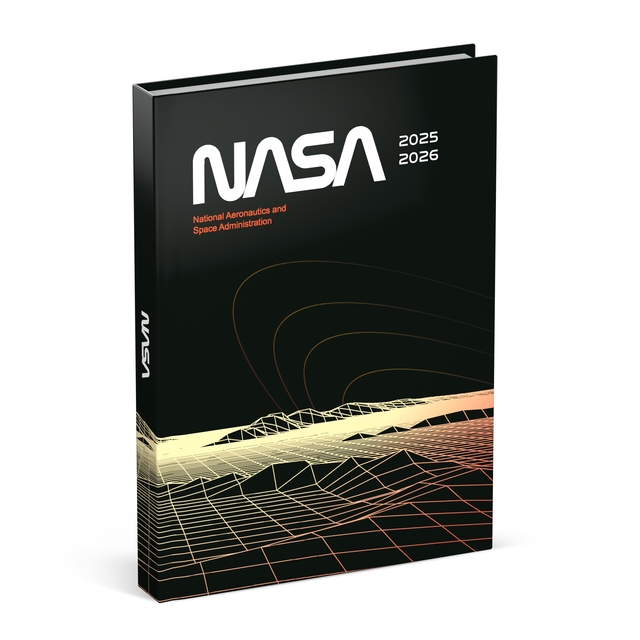 Schoolagenda 25-26 Lannoo NASA 1dag/1pagina zwart