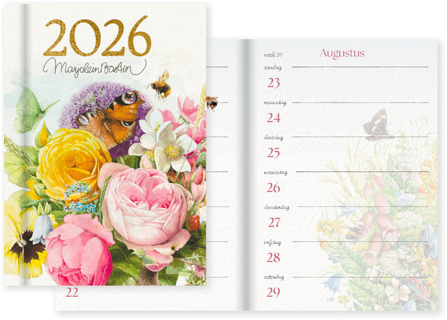 Agenda 2026 Marjolein Bastin S Traditionnel 7 jours/2 pages