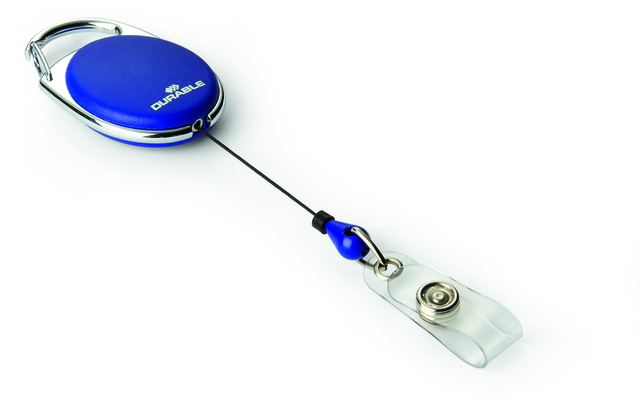 Enrouleur Durable Style fermeture bouton pression bleu 10 pièces