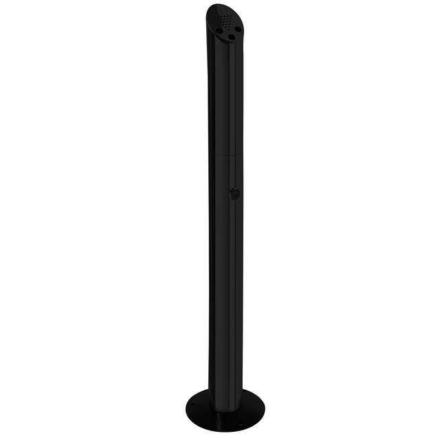 Cendrier colonne BRASQ AT300 inox noir