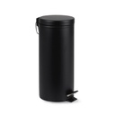 Pedaalemmer BRASQ 30 liter zwart