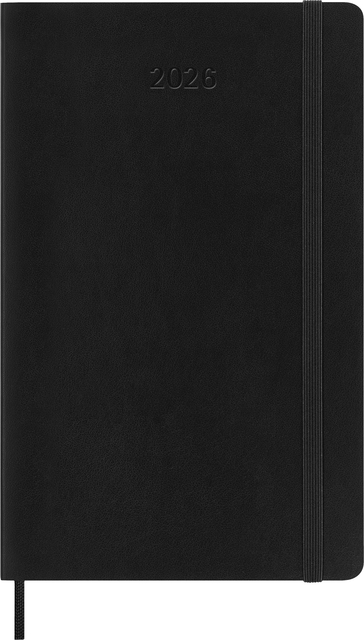 Agenda 2026 Moleskine Planner Weekly 12 mois 7 jours/1 page Large CS Black