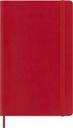 Agenda 2026 Moleskine Planner Weekly 12 mois 7 jours/1 page Large CS Scarlet red