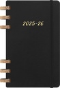 Agenda 2025/2026 Moleskine 12M Academic Weekly 7 jours/1 page Myrtle Large CS noir