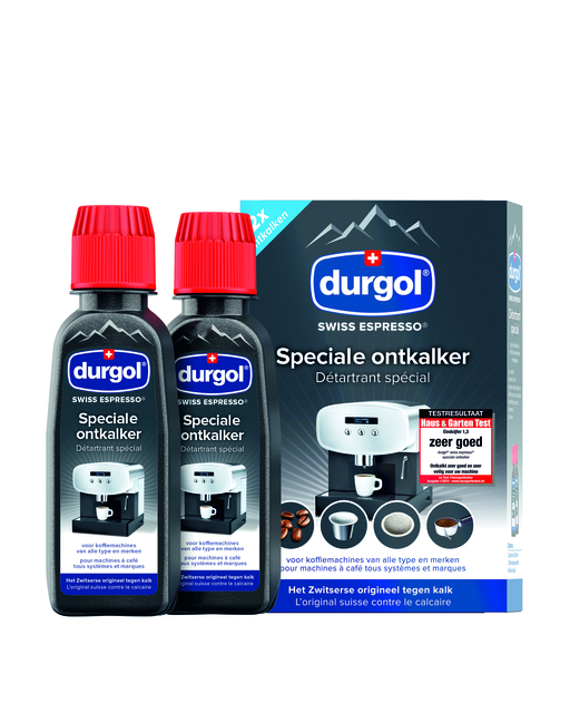 Ontkalker Durgol swiss espresso 2x125 ml