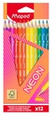 Crayon de couleur Maped Neon set 12 couleurs
