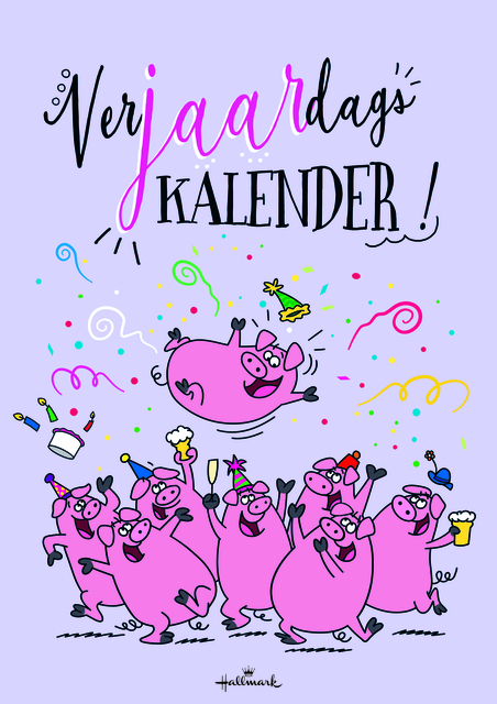 Calendrier anniversaire court Leo Immerzeel 21x30cm
