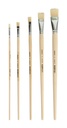 Pinceaux Qrea soie de porc set de 5 largeurs