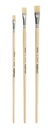 Pinceaux Qrea soie de porc set de 3 largeurs