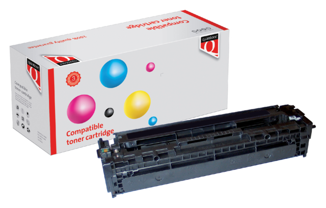 Cartouche toner Quantore alternative pour HP CB540A 125A noir