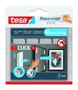 Adhésif tesa Powerstrips Click Medium 4 paires blanc