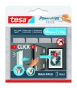 Adhésif tesa Powerstrips Click Medium 16 paires blanc