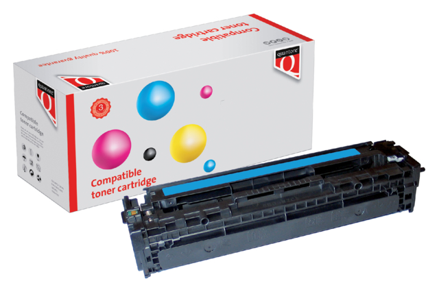 Cartouche toner Quantore alternative pour HP CE321A 128A bleu