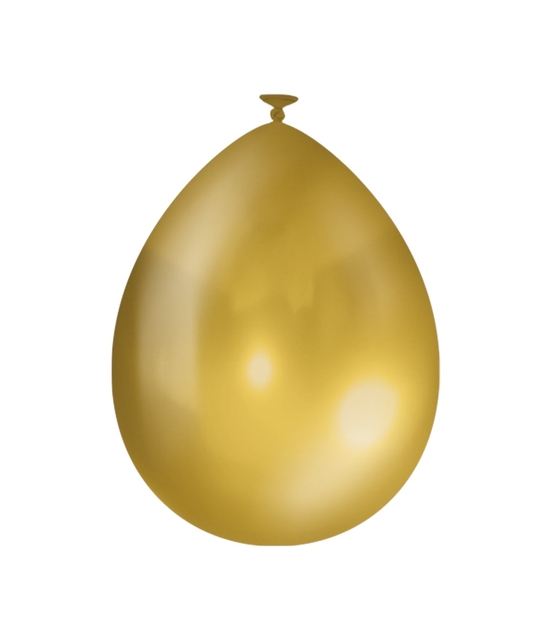 Ballons métalliques 10 pièces Gold