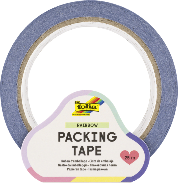Ruban d'emballage Folia Rainbow 48mmx25m
