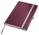Notitieboek Leitz Style A5 lijn 160 pagina's 100gr rood
