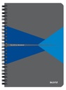 Cahier Leitz Office A5 ligné 180 pages 80g gris bleu