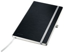 Carnet de notes Leitz Style A5 ligné 160 pages 100g noir