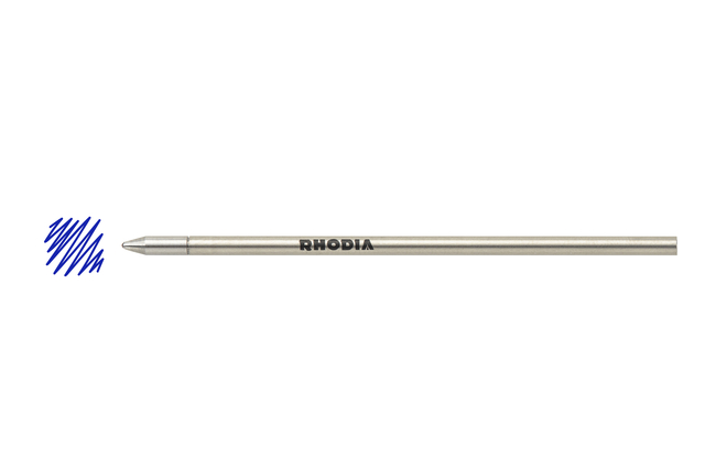 Recharge stylo bille Rhodia scRipt 0.7mm bleu