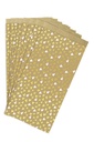 Sachet cadeau Clairefontaine 16x30x5cm kraft coeurs 50 pièces