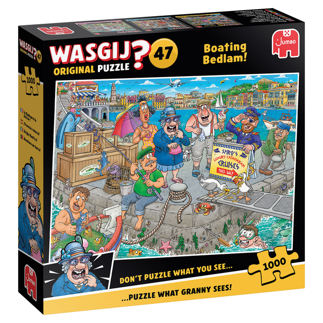 Puzzle Wasgij Original 47 De boot in! 1000 pièces