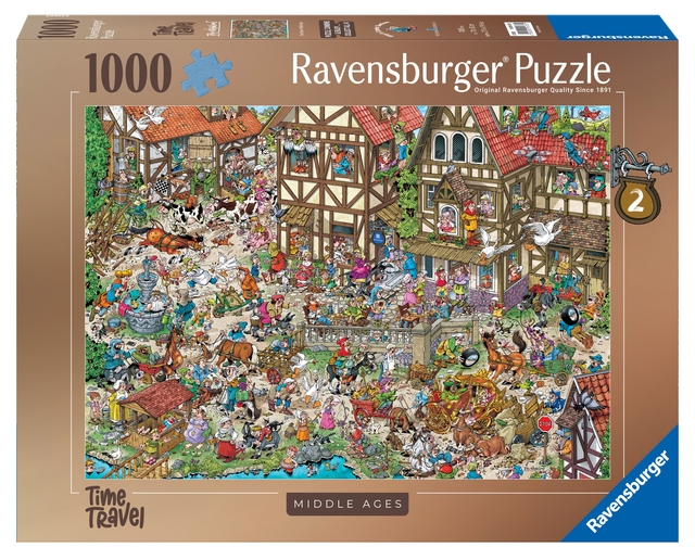 Puzzle Ravensburger Ray's Comic Middel Ages 1000 pièces