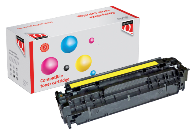 Cartouche toner Quantore alternative pour HP CC532A 304A jaune