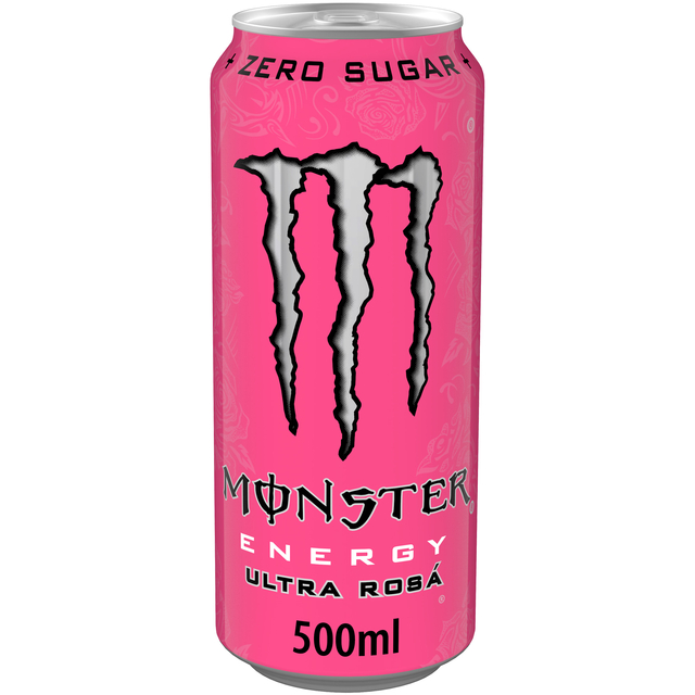 Boisson énergétique Monster Ultra Rosá sans sucre canette 500ml